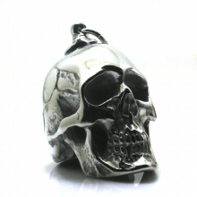 Boy 316L Stainless Steel Polishing Punk Gothic Skeleton Pendant
