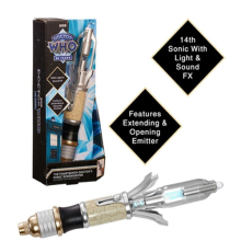 Doctor Who 14th Sonic Screwdriver Model Light Sound Toy Figure for Kid