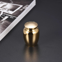 1.61*1.1 Inch Ash Jewelry Waterproof Cremation Urn Funeral Pet/Dog Urn Stainless Steel Urn Ash Holder Locket Unisex