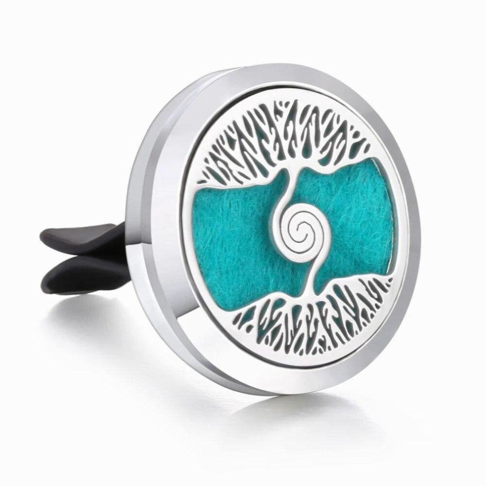 Aromatherapy Jewelry Pendants Car Perfume Diffuser Locket Pendant Neckalce Aroma Diffuser Car Air Freshener Vent Clip Multicoloured 885669307703