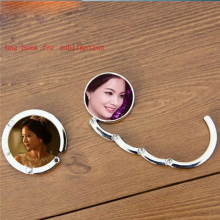 sublimation blank hook consumable thermal Dye Sublimation blank round shape include sheet DIY blank material 10pieces/lot