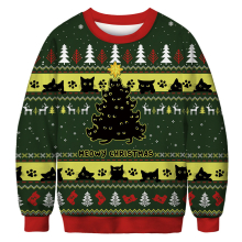 (3, M) Christmas Grinch Green Monster Crew Neck Kids Adult Sweatshirt