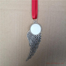 sublimation blank feather ornaments items hot transfer printing blank consumables 20pcs/lot