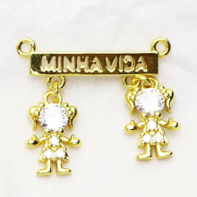 10Pcs Girls Pendant Tiny Girls Jewelry Pendant Smooth Jewelry Pendant Jewelry pendant Gift jewelry Pendant 8355