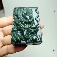 Hetian green jade dragon claw belt buckle waist buckle jade belt mens jade waist belt buckle