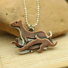 10pcs Weasil lovey animals pendant stereoscopic necklace pendant girl jewelry