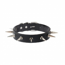 Sexy Necklace PU Collar Bound Punk Rock Gothic Neck Chains For Girl Cosplay Choker Fetish Erotic Accessories