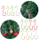 (Gold) 50Pcs Christmas Ornament S-Shaped Hooks 3