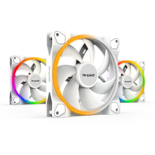 Kit di 3 ventilatori PWM ARGB Light Wings 140mm Bianco - BE QUIET