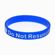 In Case Emergency Do Not Resuscitate Silicone Bracelet And Versatile Men And Women Sports Bracelet Hot