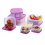 Plastic Food Containers Tubs Storage Saver Cake Lunch Square Set 7PC 6