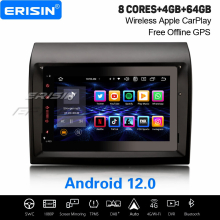 8-Core Android 12 Car Stereo For Fiat Ducato Peugeot Boxer Citroen Jumper DAB+ Satnav CarPlay DSP Bluetooth 5.0 WiFi 4GB+64GB