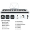 (White) 61 Keys Electric Keyboard Piano Digital Music Instrument includes Microphone 6