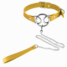 Traction Rope Collar Necklace Pendant Harness For Women Garter Belt Sexy Lingerie Stockings Body Bondage Leather Suspender