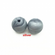100pcs/lot Food Silicone Teething loose Beads 10mm Silicone Beads - DIY Baby Bracelets Silicone Nursing Teething Necklace