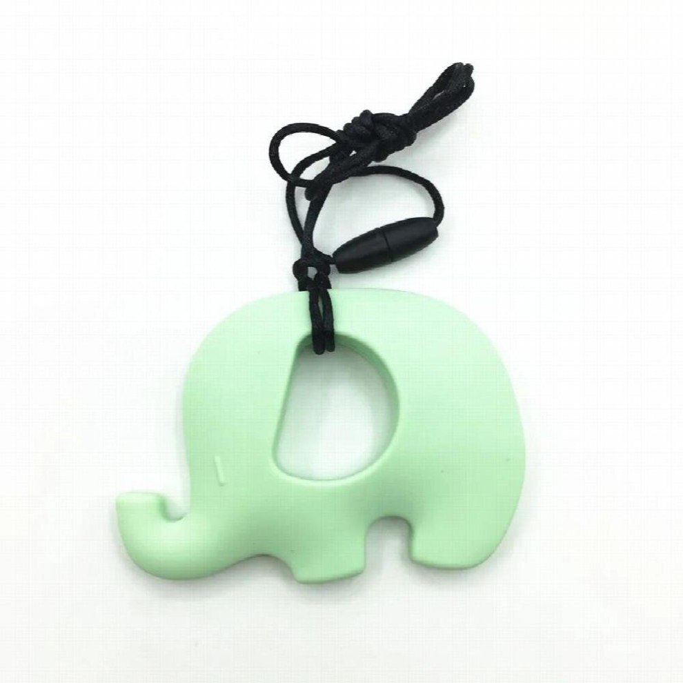 5 Pcs/Lot Silicone Pendant Baby Teething Elephant Teethers Diy Nursing Necklace Silicone Beads Chewable Bpa Baby Teether Multicoloured
