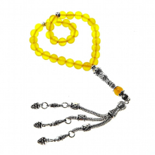 Muslim Rosary 33 Beads Natural Stone Agate Rose Quartz Crystal Malachite Tassel Tasbih Prayer Beads