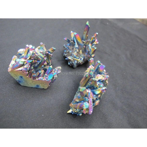 arrived Charming Rainbow Drusy Cluster Quartz very natural quartz