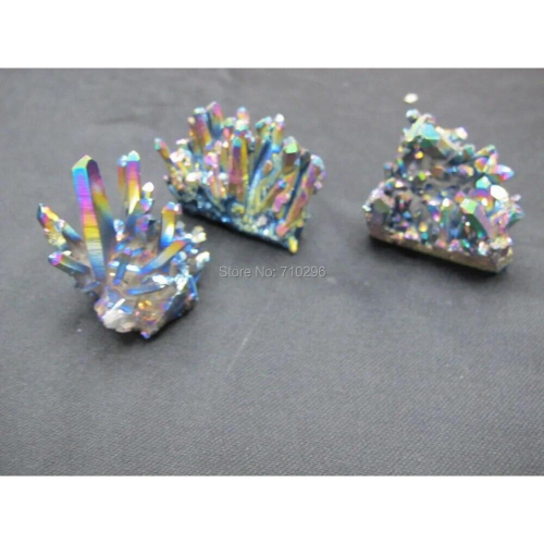 arrived Charming Rainbow Drusy Cluster Quartz very natural quartz 1