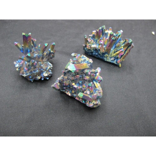 arrived Charming Rainbow Drusy Cluster Quartz very natural quartz 2