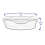 (Red) Plastic Papad Box Food Storage Containers Round 4