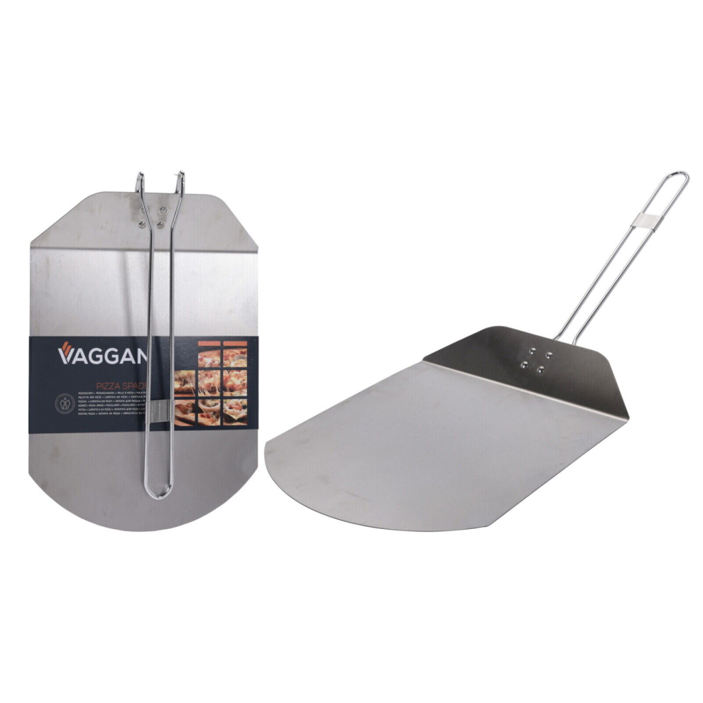 Pizza Peel Folding Long Handle BBQ Oven Pizza Paddle Tray Spatula 35cm 