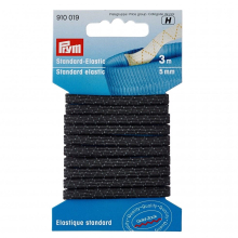 Prym 5mm Flat Elastic Black - each