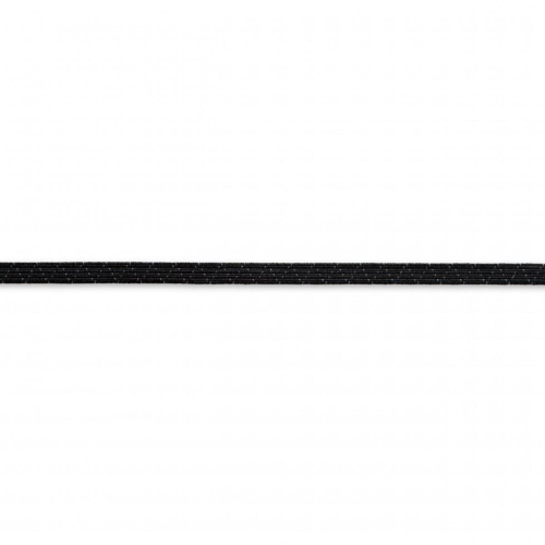 Prym Prym 7mm Super Supple Highly Elastic Tape Black - per metre