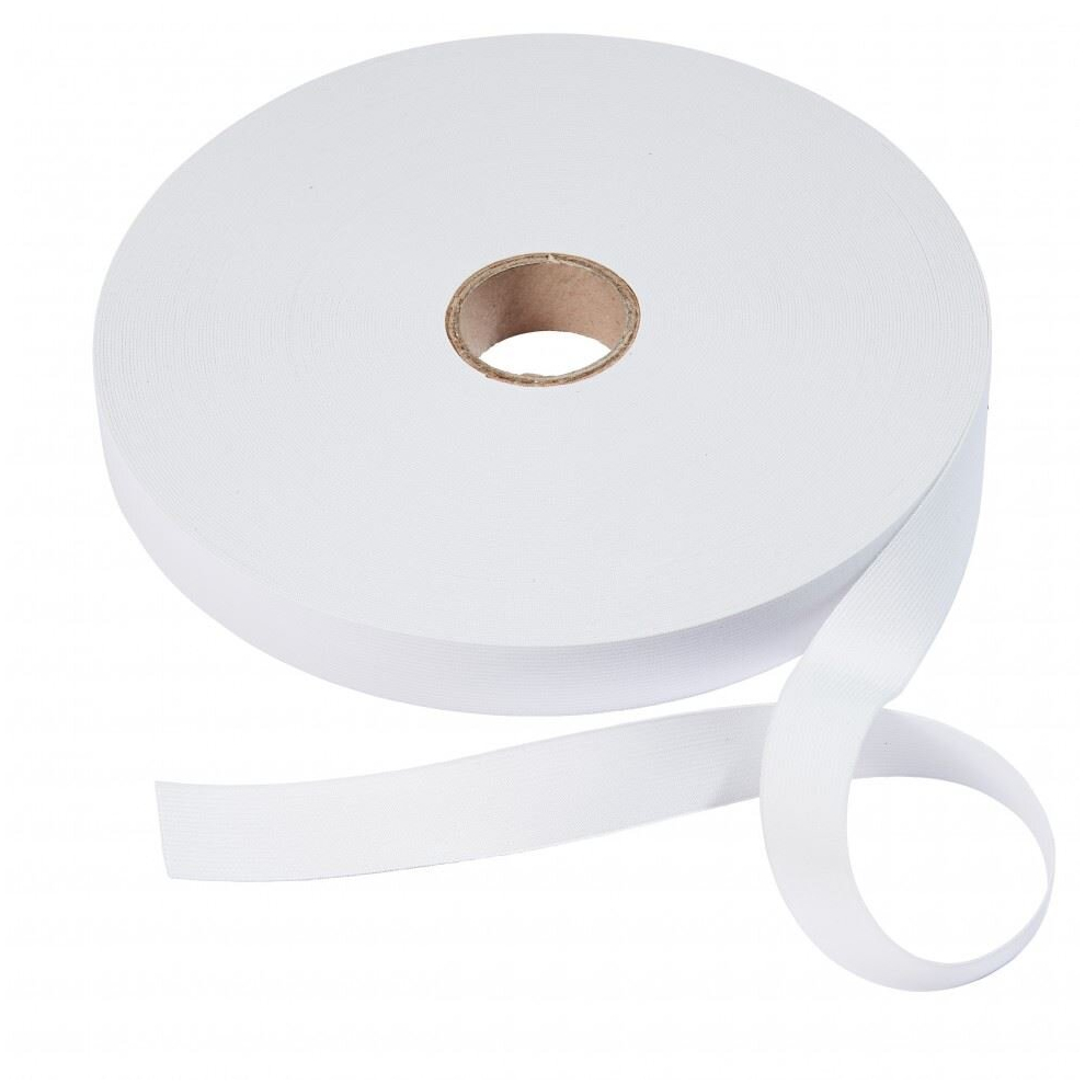 Prym 30Mm Soft Elastic Tape - Per Metre White
