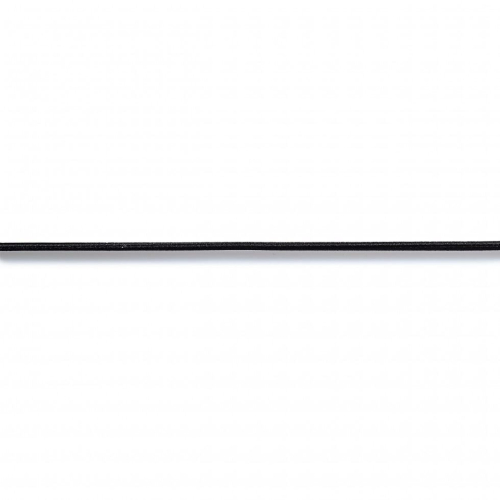 Prym Prym 2.5mm Elastic Braided Cord Black - per metre
