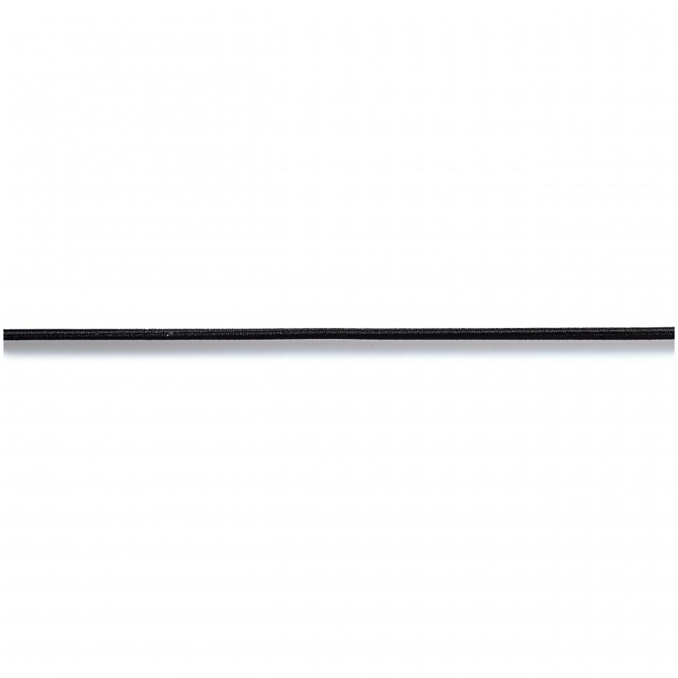 Prym 2.5Mm Elastic Braided Cord - Per Metre Black