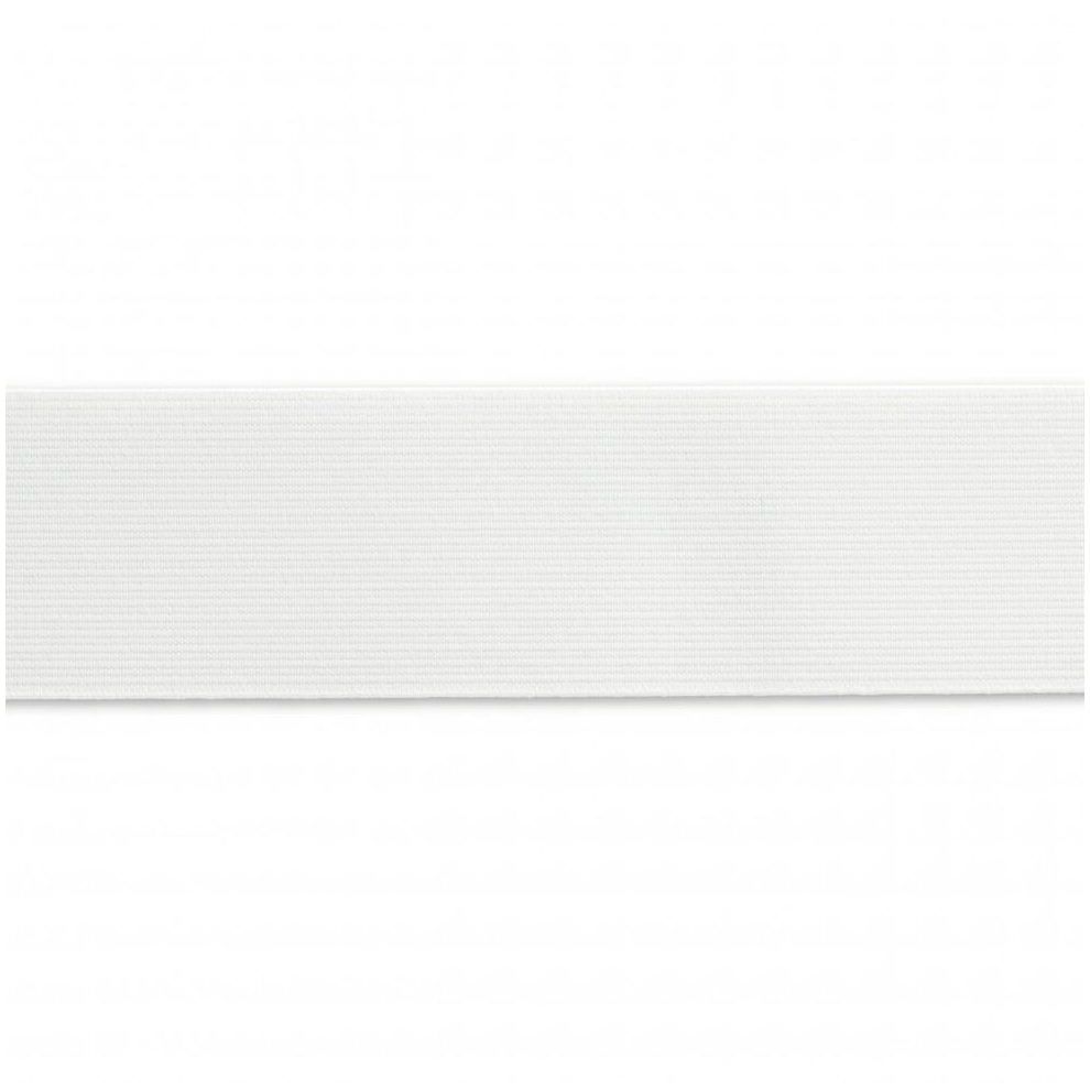 Prym 50Mm Strong Elastic Tape White - Per Metre