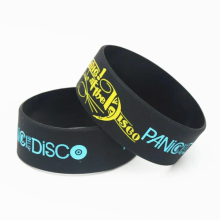 1PC Panic at the Disco Bands 1inch Wide Size Silicone Wristbands Rubber Music Fans Rubber Bracelets &Bangles SH195