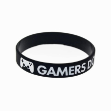 Gamers Dont Die They Respawn Silicone Bracelet Game Slogan Hand Strap hot