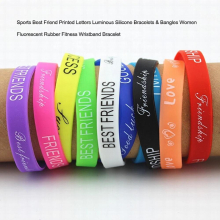 Pack of 10 Bracelets Wristband Workmanship Sweet Gift Fitness Supplies Sports Accessories Craftsmanship Silicone Bands