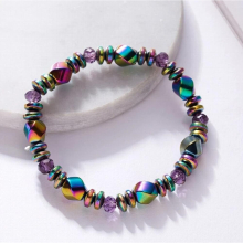 1PCS Magnetic Weight Loss Effective Bracelet Colorful Gallstone Slimming Stimulating Acupoints Therapy Arthritis Pain Relief