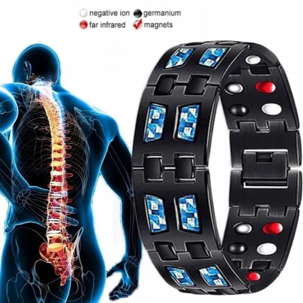 Magnetic Bracelet for Men Couples Removable Slimming Weight Loss Bracelet Relieve Fatigue Magnetic Therapy Health Care Jewelry