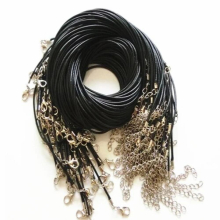 hot Necklace Cord Jewelry Blanks Waxed Nylon Cord 2mm Length:Approx 17.7 Inch, 10Strands/Lot