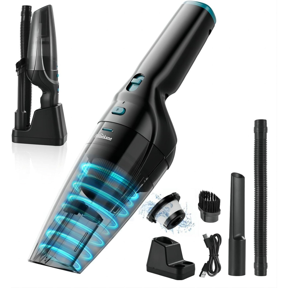 HOMEKANE Handheld Vacuum Cleaner Cordless 9500PA with 2 in 1 Storage