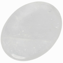 1Lot (5Pc) Natural Rock Quartz Thumb Worry Stone Top Drilled Oval Palm Stone Pendant Anxiety Healing Reiki Crystal