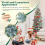 Casart 5FT Pre-Lit Christmas Tree Hinged Pencil Xmas Tree W/ 190 LED Lights 6