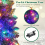 Casart 5FT Pre-Lit Christmas Tree Hinged Pencil Xmas Tree W/ 190 LED Lights 7