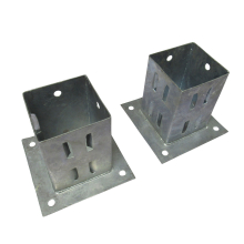 (75MM (3 inch), Pack Of 2) Galvanised Bolt Down Post Supports Wedge Grip
