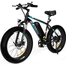 (Blue-4.0) HITWAY Electric Bike,26" Ebikes, 90KM Hybrid Bike