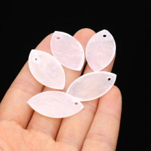 Natural Shell Pendant Horse Eye Stone for Jewelry Making Earring Loose Bulk Shell Accessories Jewelry