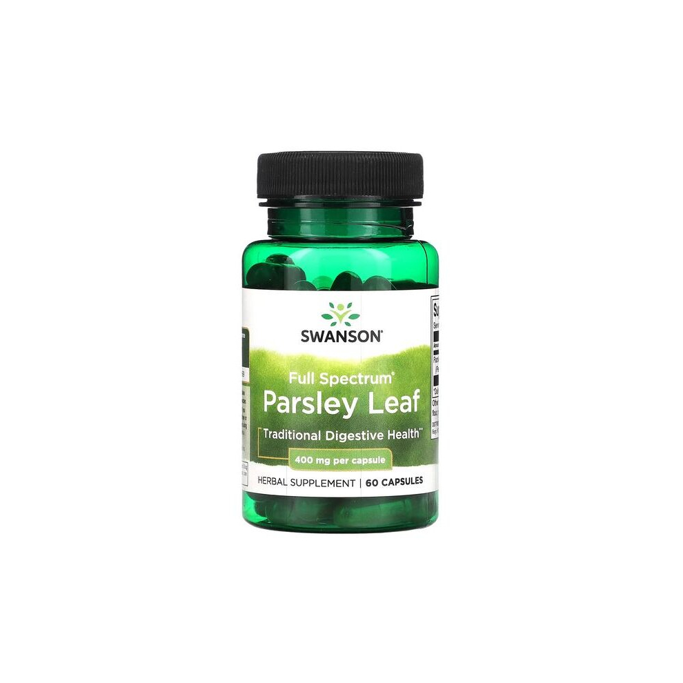 SWANSON Full Spectrum Parsley Leaf, 400 mg, 60 Capsules