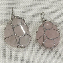 Natural Stone Powder Crystal Pendant Irregular Shape DIY Necklace Pendant for Jewelry Making Jewelry Accessories 1 Pcs