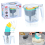 Alpina 9PC Plastic Measuring Jug Set Stackable Measuring Cups Spoons Utensil 1