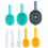 Alpina 9PC Plastic Measuring Jug Set Stackable Measuring Cups Spoons Utensil 7