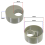SPARES2GO 110mm to 56mm (50mm) Solvent Weld Soil System Waste Pipe Reducer Adaptor (Olive Grey) 4